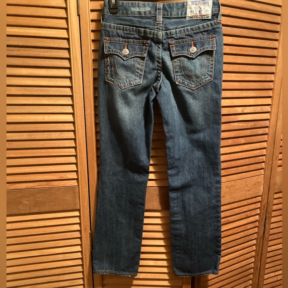 True Religion Distressed Blue Jeans - Picture 2 of 13